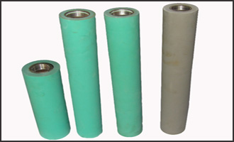 Polyurethane nip rollers 